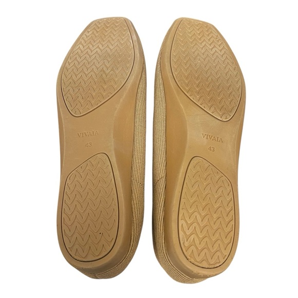 Vivaia Margot 2.0 Nutmeg Square Toe V-Cut Size 11 Comfort Ballet Flats Shoes - Picture 11 of 13